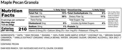 Granola totalmente natural